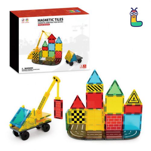 Klocki magnetyczne LELINO Build 35 szt.