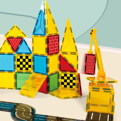 Klocki magnetyczne  LELINO Build 90 szt.