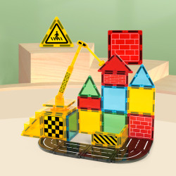 Klocki magnetyczne  LELINO Build 90 szt.