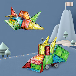 Klocki magnetyczne LELINO Diamond 45 szt.