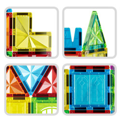 Klocki magnetyczne LELINO Diamond 45 szt.