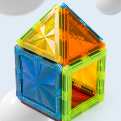 Klocki magnetyczne LELINO Diamond 45 szt.