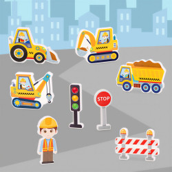 Klocki magnetyczne LELINO Fantasy Engineering 47 szt.