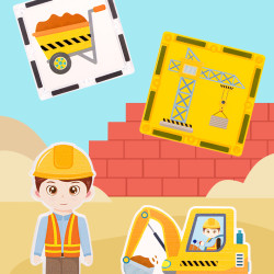 Klocki magnetyczne LELINO Fantasy Engineering 47 szt.