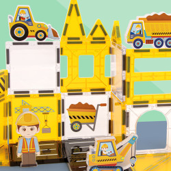 Klocki magnetyczne LELINO Fantasy Engineering 47 szt.