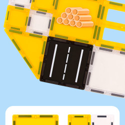 Klocki magnetyczne LELINO Fantasy Engineering 47 szt.