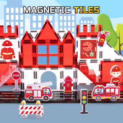 Klocki magnetyczne LELINO Fantasy Fire Control 48 szt.