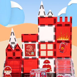 Klocki magnetyczne LELINO Fantasy Fire Control 48 szt.