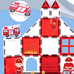 Klocki magnetyczne LELINO Fantasy Fire Control 48 szt.