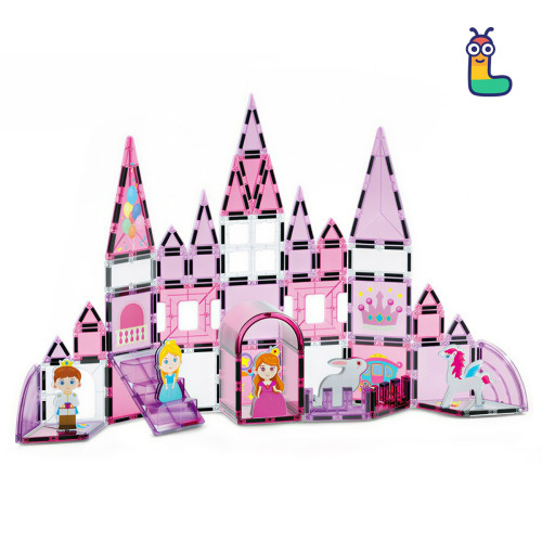 Klocki magnetyczne  LELINO Fantasy Princess 58 szt.