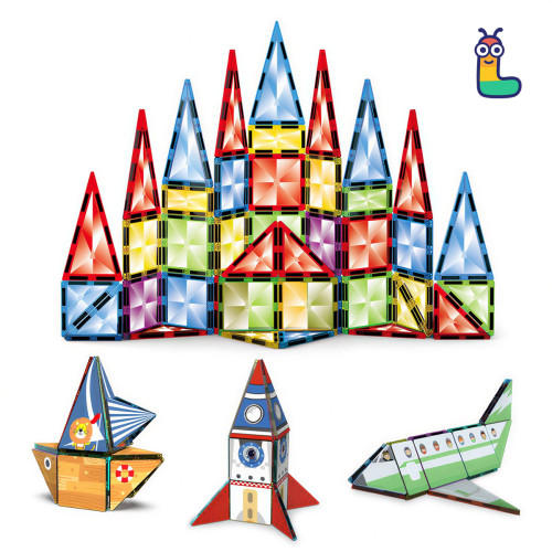 Klocki magnetyczne LELINO Diamond 95 szt.