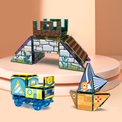 Klocki magnetyczne LELINO Diamond 95 szt.