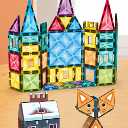 Klocki magnetyczne LELINO Diamond 95 szt.