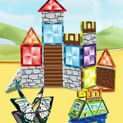 Klocki magnetyczne LELINO Diamond 95 szt.