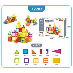 Klocki magnetyczne  LELINO Play 42 szt.