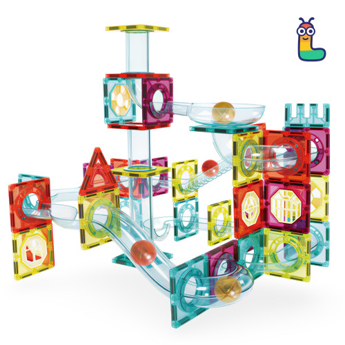 Klocki magnetyczne LELINO Roller 95 szt