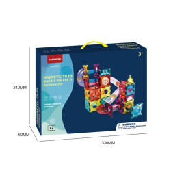 Klocki magnetyczne LELINO Build 50 szt