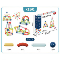 Klocki magnetyczne LELINO Sticks 32 szt.